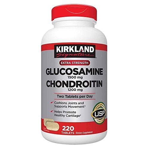 Kirkland Extra Strength Glucosamine 1500 mg Chondroitin 1200 mg 220 Tablets - Imagen 1
